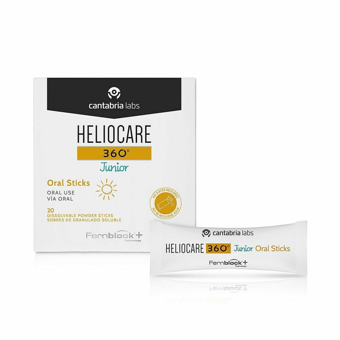 Zonnebrandcrème voor kinderen Heliocare 360° Junior (20 Stuks)