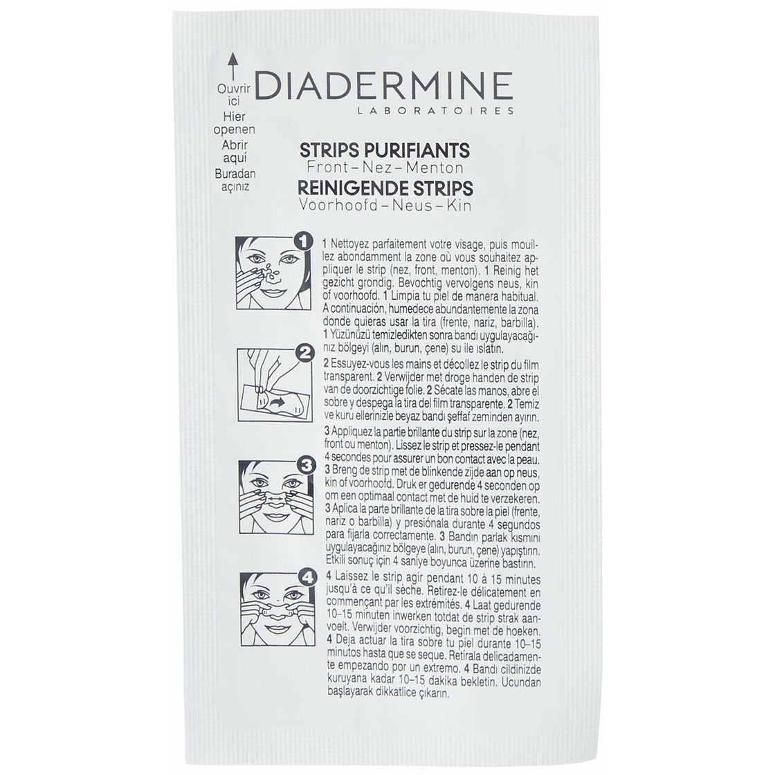 Acne-behandeling Diadermine Tiras Purificantes